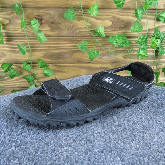 Reebok Men's Sport Sandal Black Synthetic Size 10 Medium Gently Used 2025 - Picture 1 of 7